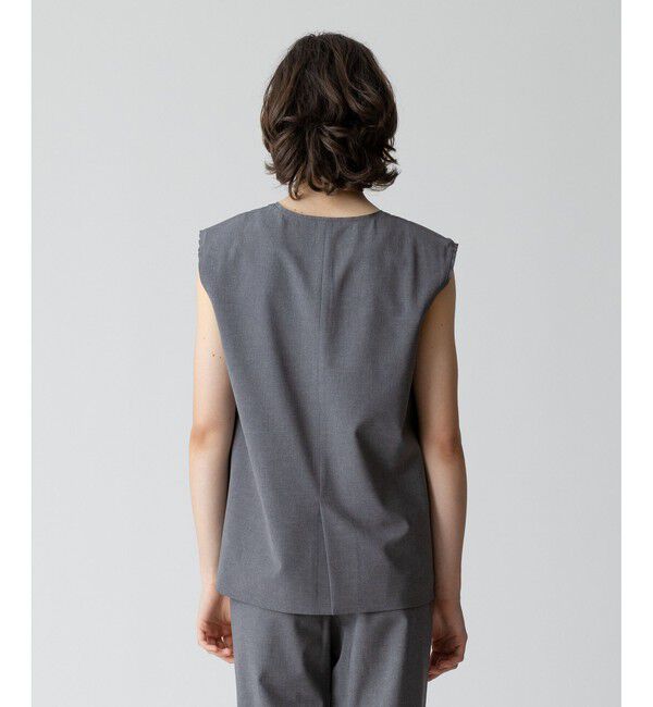 allureville「【セットアップ対応可能】トロピカルVネックジレ」|ベスト・ジレ|