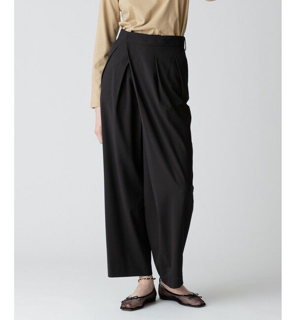 allureville「【セットアップ対応可能】トロピカルアシメタックパンツ」|チノ|