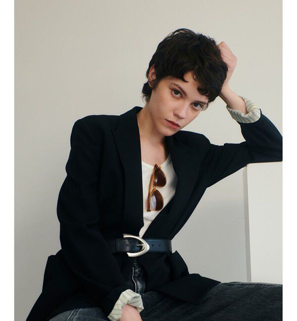 allureville「カルパッチョバックルBELT」|ベルト|