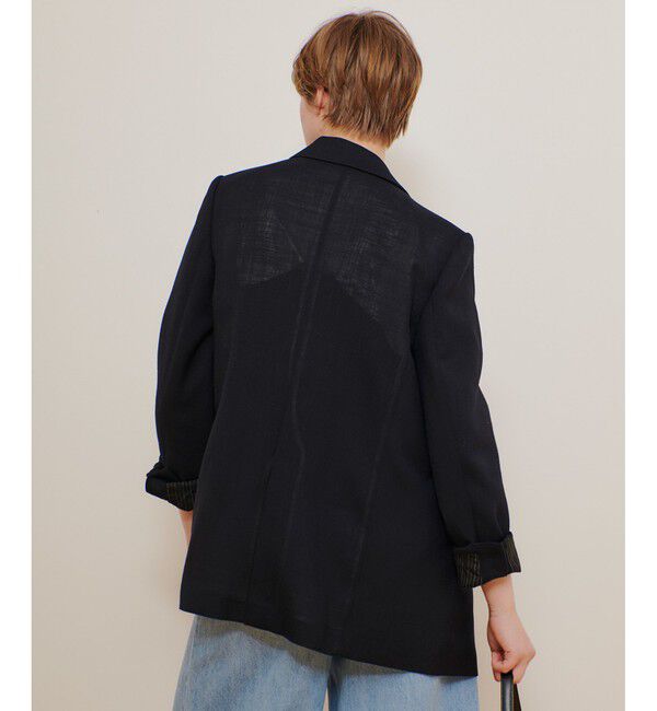 allureville「リネンライクテーラードジャケット」|テーラードジャケット|