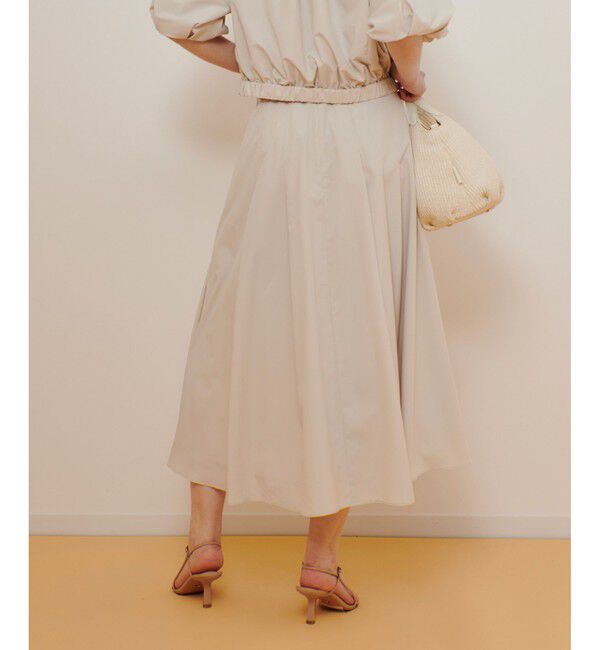allureville「マットタフタアンイーブンタックスカート」|スカート|