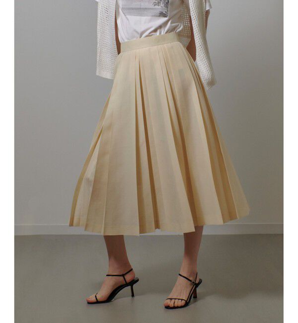 allureville「シアオーガンプリーツスカート」|スカート|