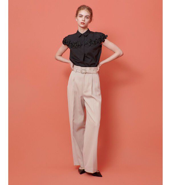 LOULOU WILLOUGHBY「【LOULOU WILLOUGHBY】メニーリボンシャツ」|シャツ・ブラウス|