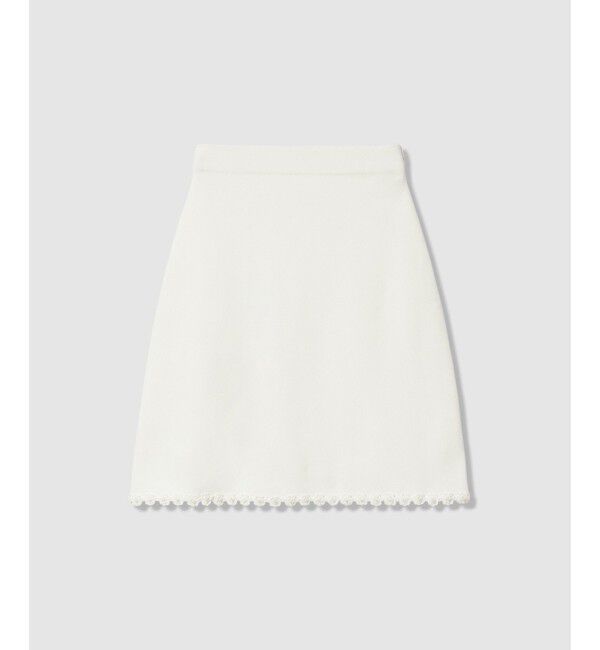 LOULOU WILLOUGHBY「【LOULOU WILLOUGHBY】クロッシェフラワーミニスカート」|スカート|