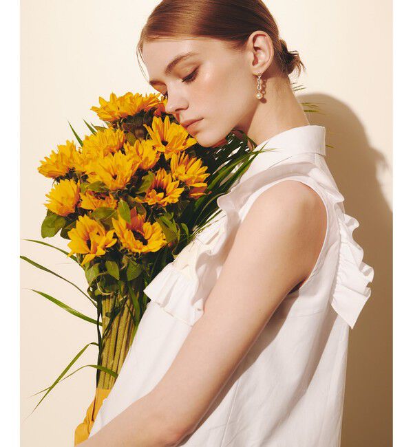 LOULOU WILLOUGHBY「【LOULOU WILLOUGHBY】フランジェンテブラウス」|シャツ・ブラウス|