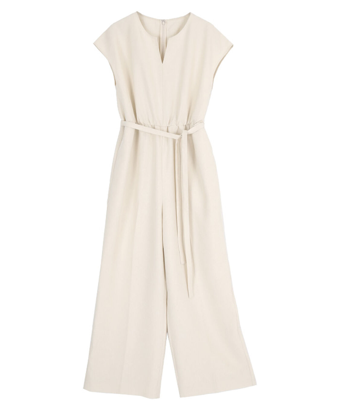 ur's「リネンライクヘンリーネックオールインワン」|オールインワン|