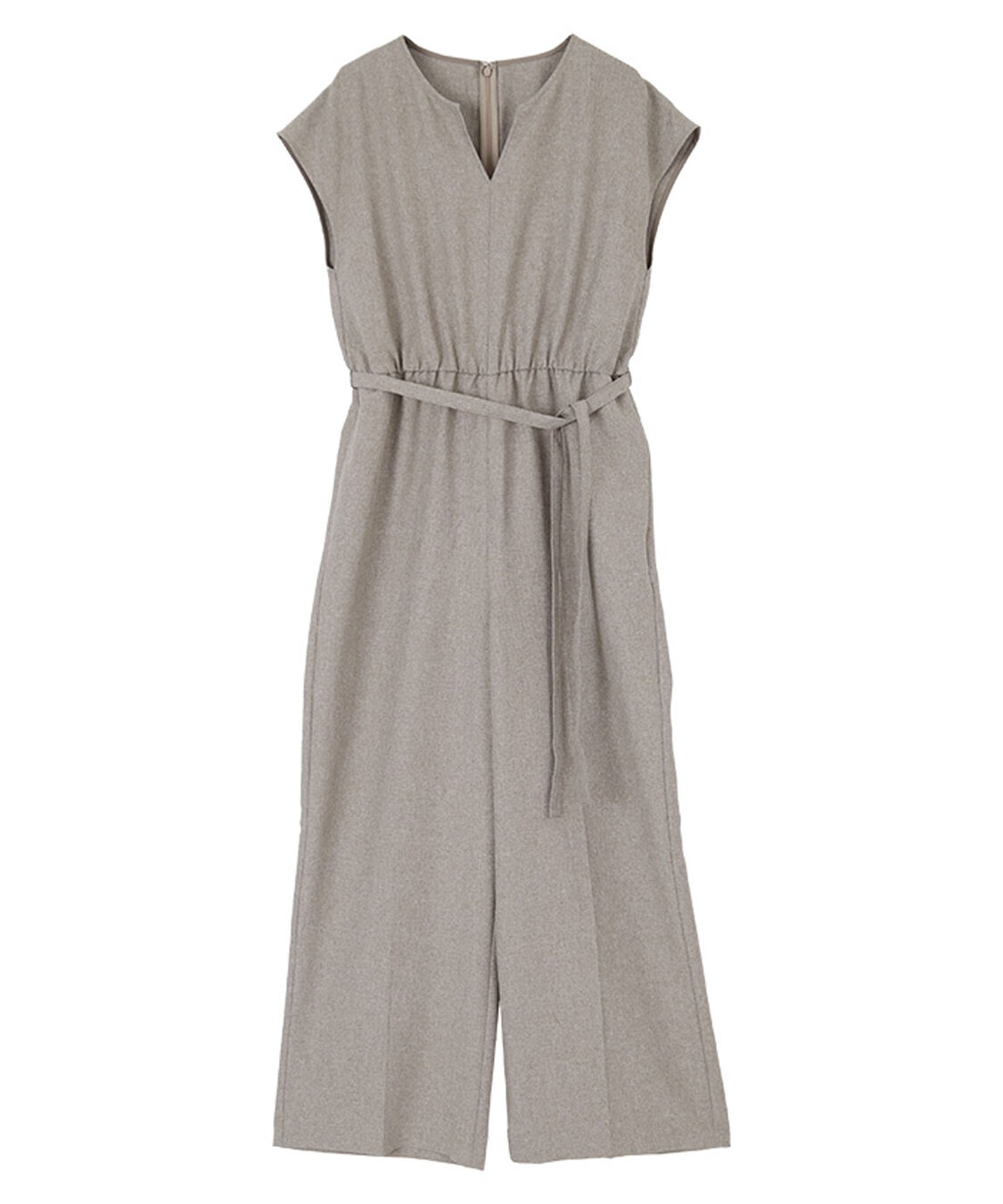 ur's「リネンライクヘンリーネックオールインワン」|オールインワン|