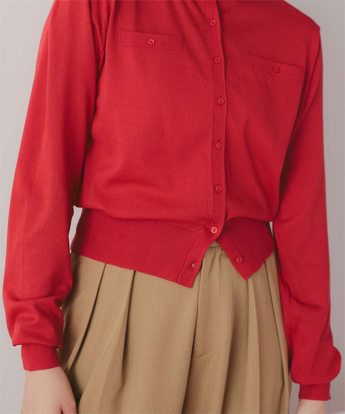 titivate「UVケアコンパクトニットカーディガン」|ニット・セーター|