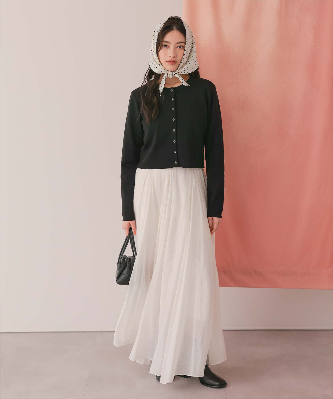 titivate「クリア釦UVケアニットカーディガン」|カーディガン|