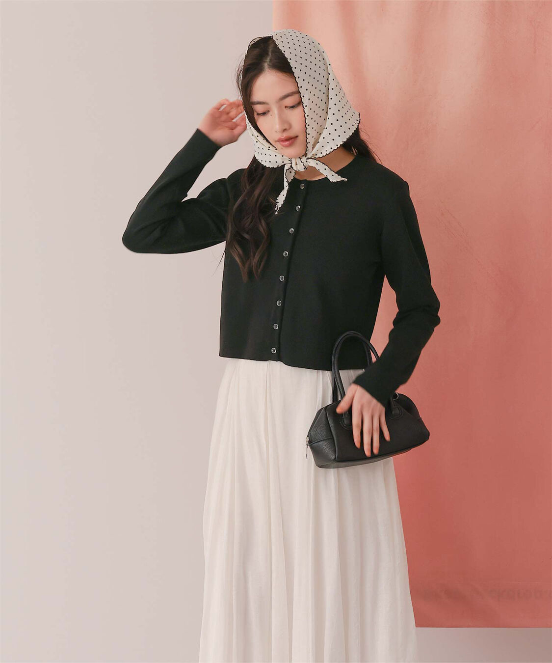 titivate「クリア釦UVケアニットカーディガン」|カーディガン|