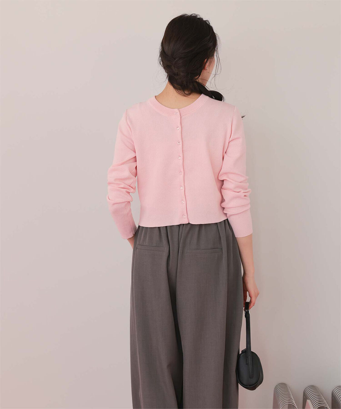 titivate「クリア釦UVケアニットカーディガン」|カーディガン|