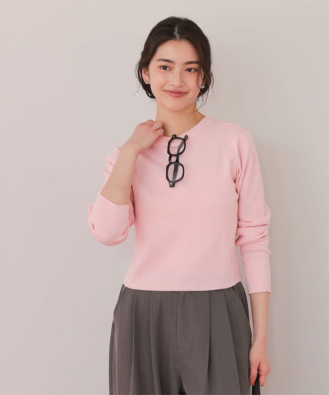 titivate「クリア釦UVケアニットカーディガン」|カーディガン|