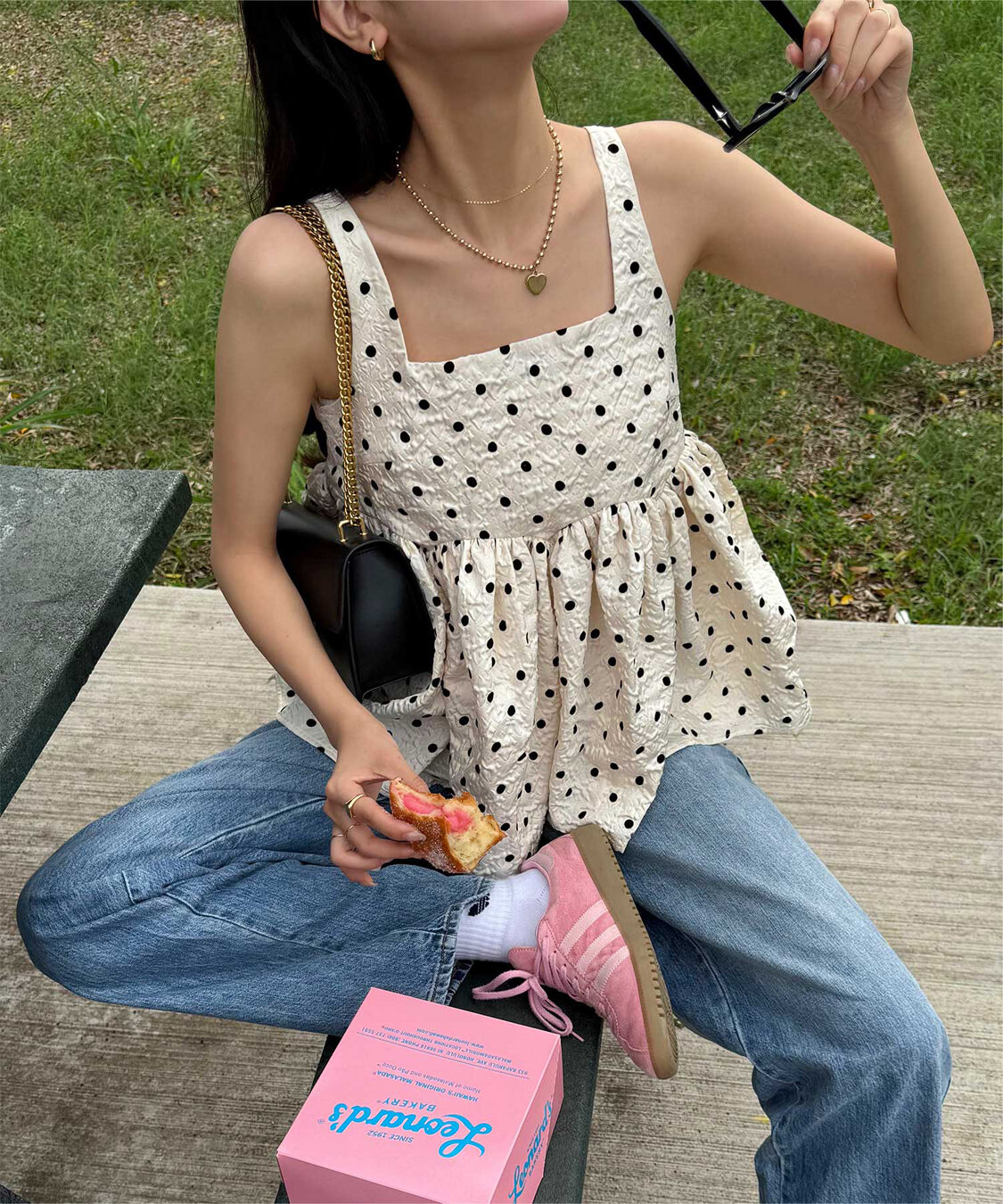 titivate「【きこさんコラボアイテム】ボリュームペプラムトップス」|シャツ・ブラウス|