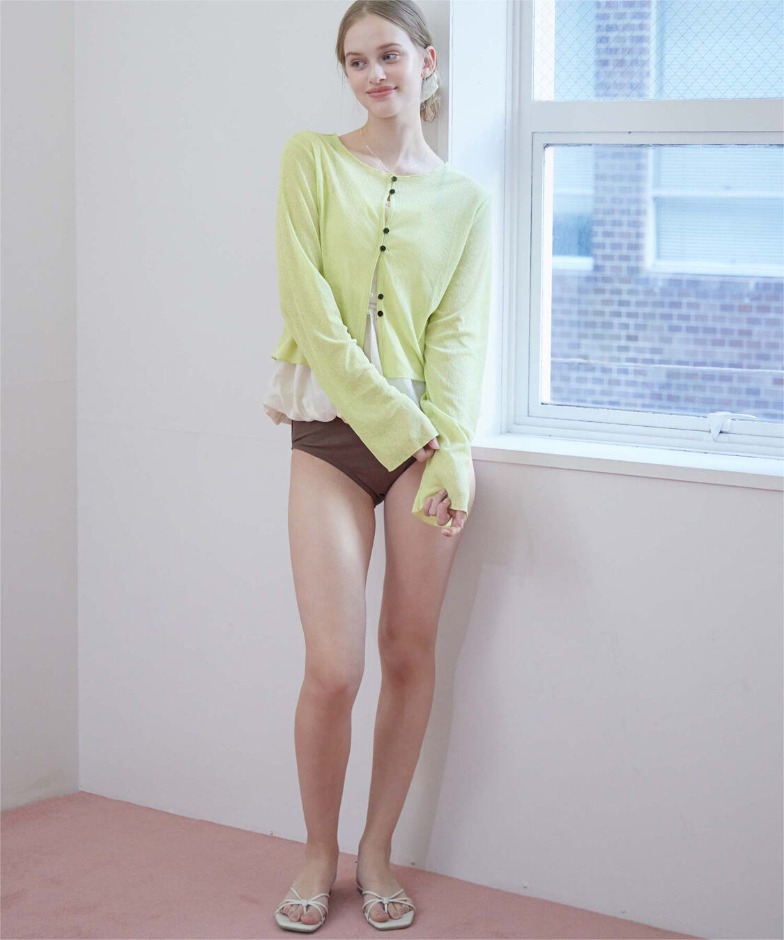 SEA DRESS「シアーショート丈トップス/ラッシュガード」|ビキニトップス|