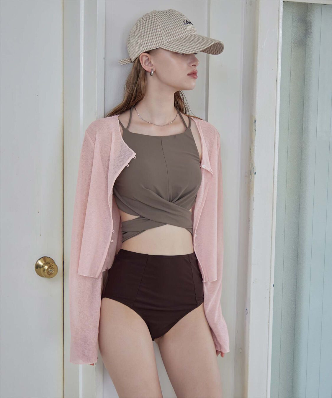 SEA DRESS「シアーショート丈トップス/ラッシュガード」|ビキニトップス|