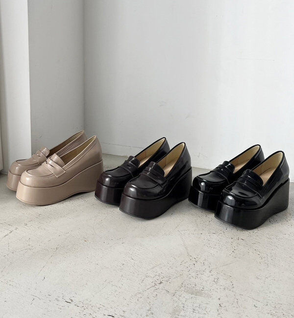  「[SSサイズ追加]マイナス３キロ見えローファー」|その他|