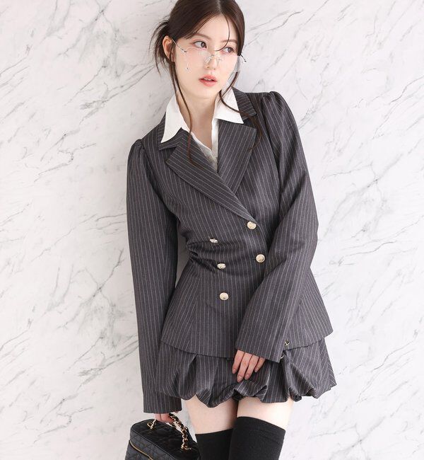  「【SMサイズ展開あり】バルーンミニスカート」|スカート|