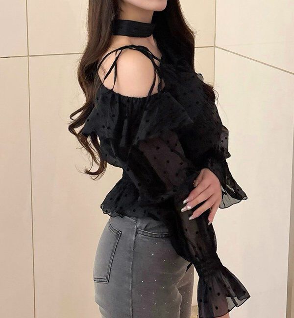  「2WAYワンショルフリルブラウス」|シャツ・ブラウス|