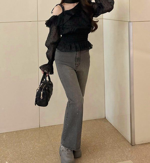  「2WAYワンショルフリルブラウス」|シャツ・ブラウス|