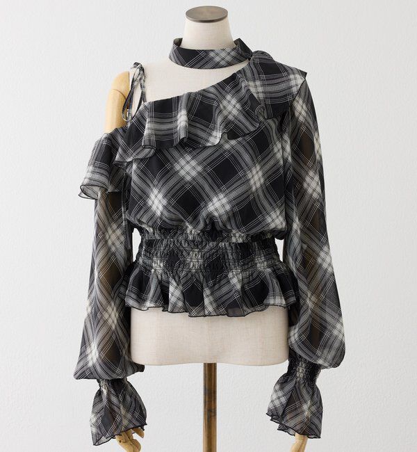  「2WAYワンショルフリルブラウス」|シャツ・ブラウス|