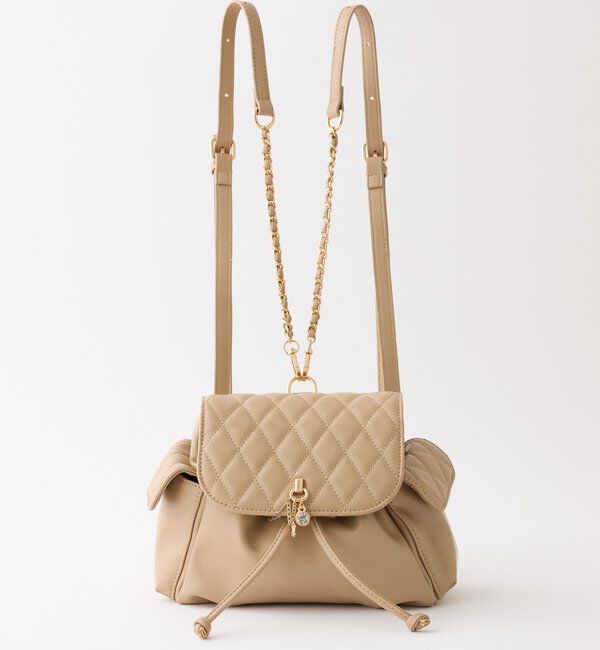  「2wayミニバック」|ショルダー・メッセンジャー|ベージュ