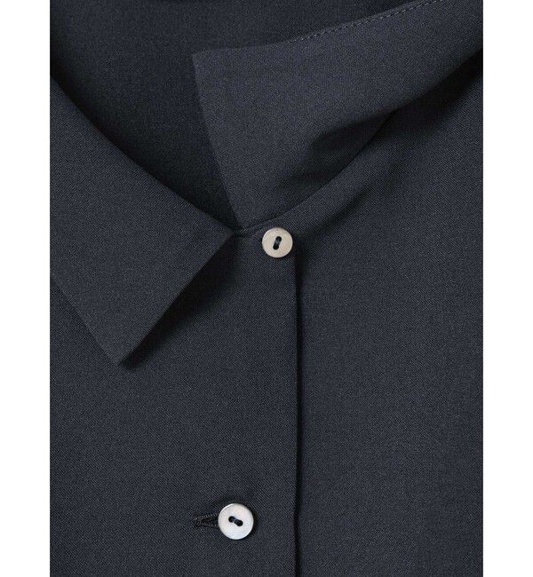 mizuiro ind「mizuiro ind ハーフスリーブシャツ」|シャツ・ブラウス|