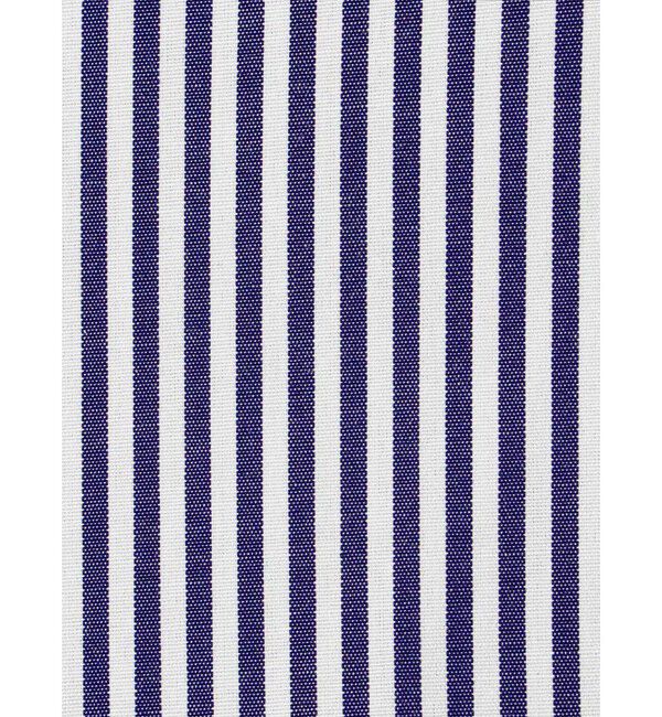 mizuiro ind「mizuiro ind ストライプハーフスリーブバルーンシャツ」|シャツ・ブラウス|