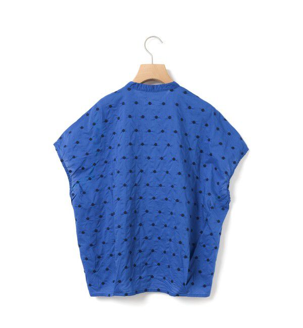 MidiUmi「MidiUmi ドット柄シャツノースリーブ」|シャツ・ブラウス|