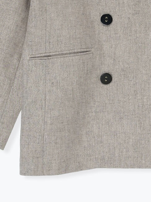 Te chichi「リネンMIXロングスリーブジャケット」|その他|