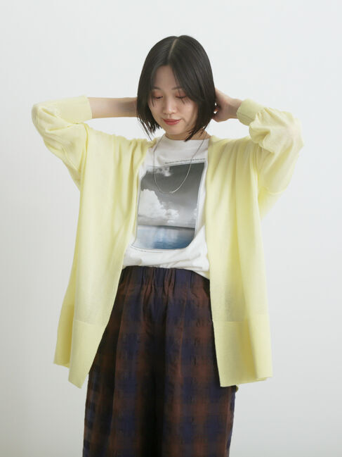 sm2rhythm「シアーロングカーディガン」|カーディガン|