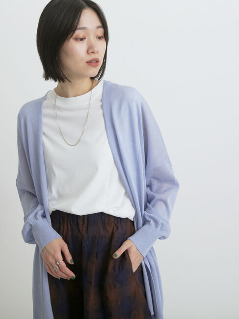 sm2rhythm「シアーロングカーディガン」|カーディガン|