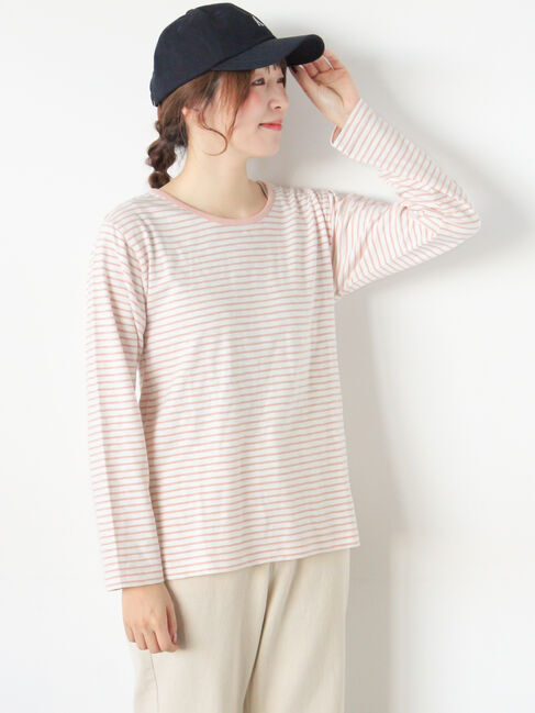 Samansa Mos2「スラブ天竺インナー」|Tシャツ・カットソー|