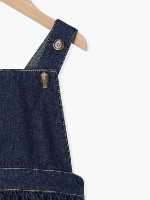 Samansa Mos2 Lagom「デニムジャンバースカート」|ワンピース|