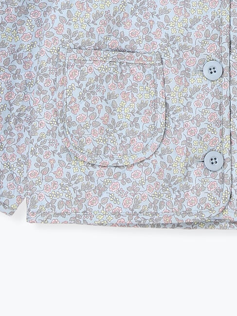 Samansa Mos2 Lagom「花柄キルトジャケット」|その他|