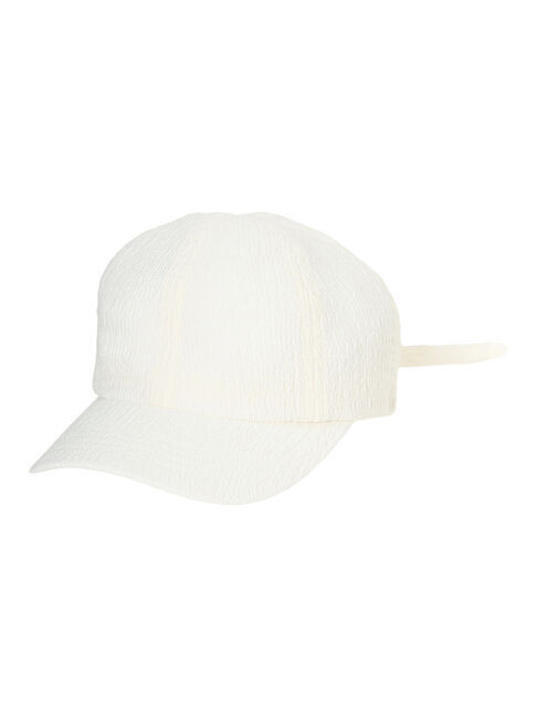 Samansa Mos2 Lagom「バックリボンキャップ」|その他|オフホワイト