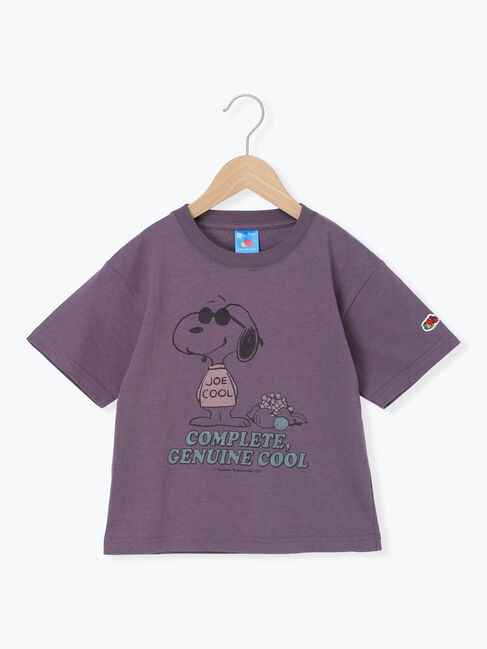Samansa Mos2 Lagom「【FRUIT OF THE LOOM】PEANUTS プリント半袖T」|Tシャツ・カットソー|パープル