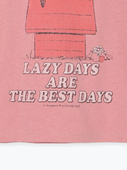 Samansa Mos2 Lagom「【FRUIT OF THE LOOM】PEANUTS プリント半袖T」|Tシャツ・カットソー|