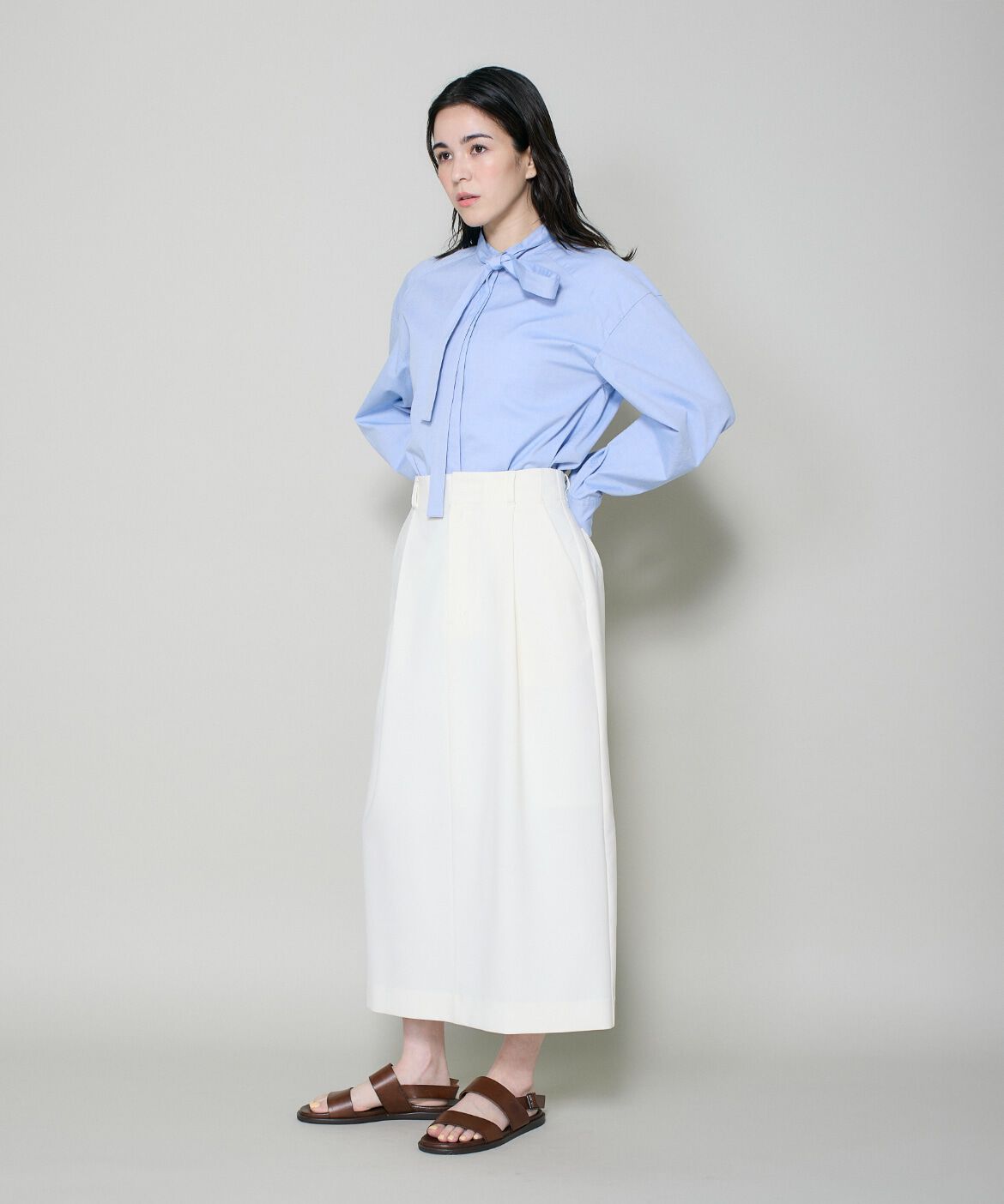 DAY by DAY it&rsquo;s international「ボウタイ付きオックスシャツブラウス」|シャツ・ブラウス|