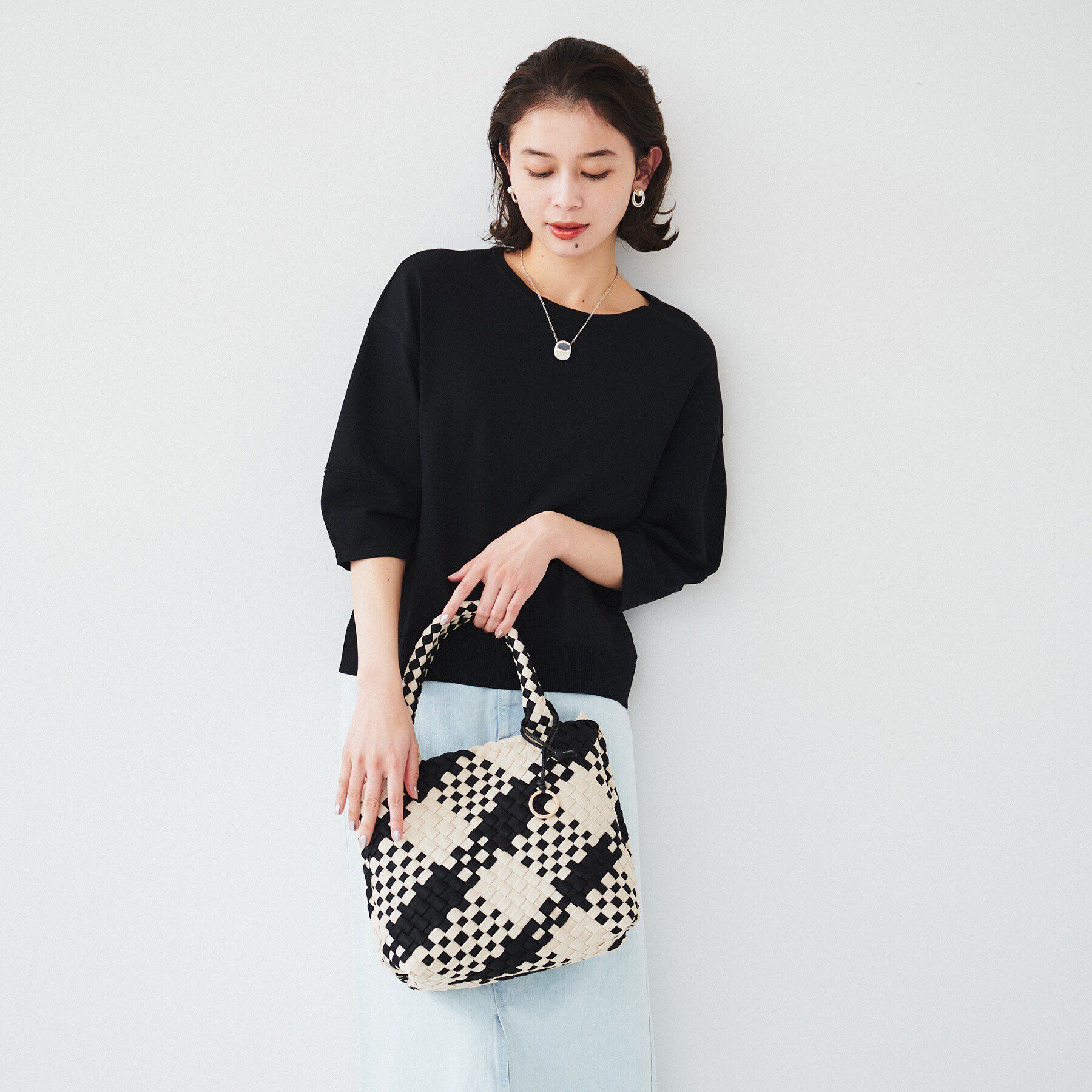 UNTITLED「カラーメッシュトート」|トートバッグ|