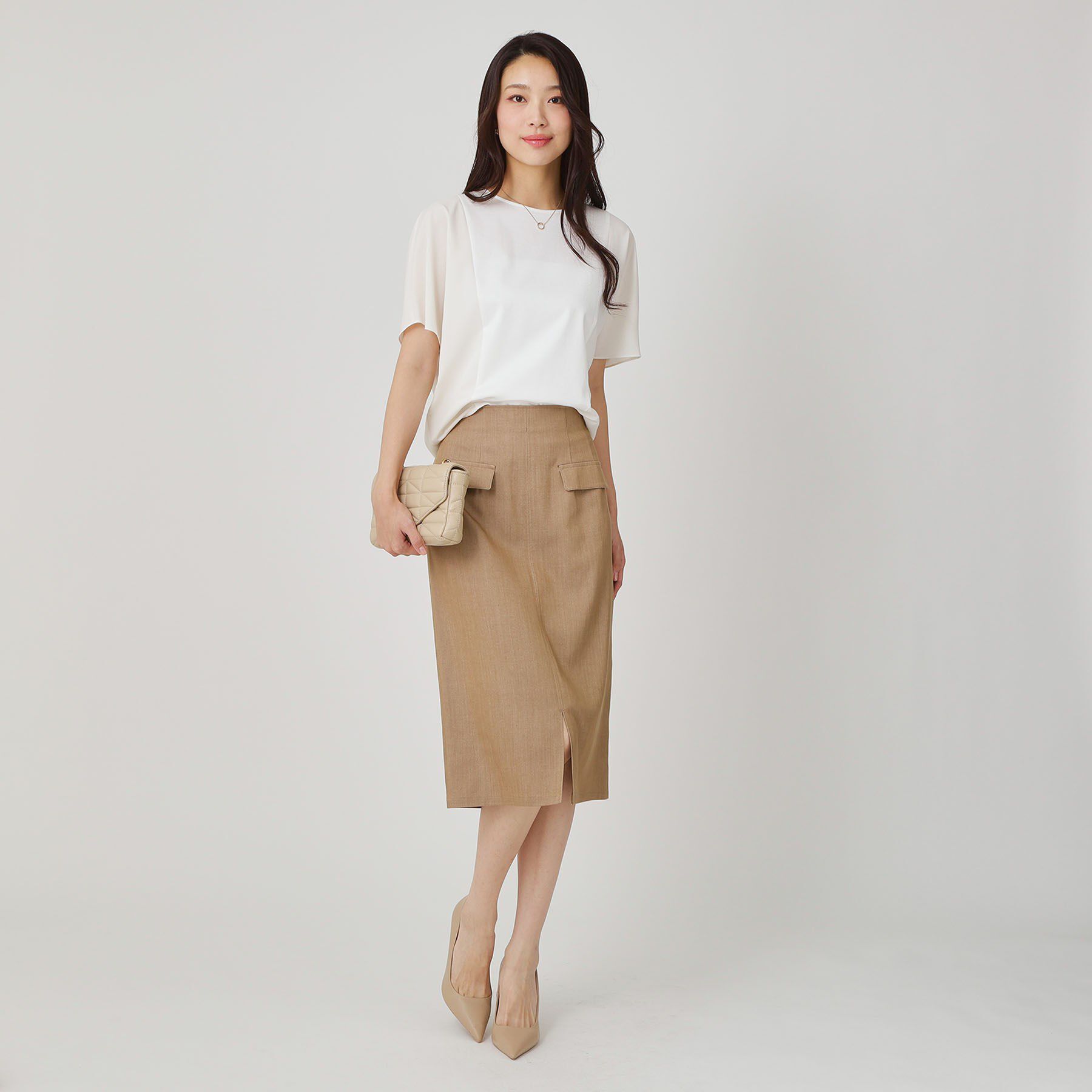 COUP DE CHANCE「【手洗い可／日本製】ドルマンジャージトップス」|Tシャツ・カットソー|