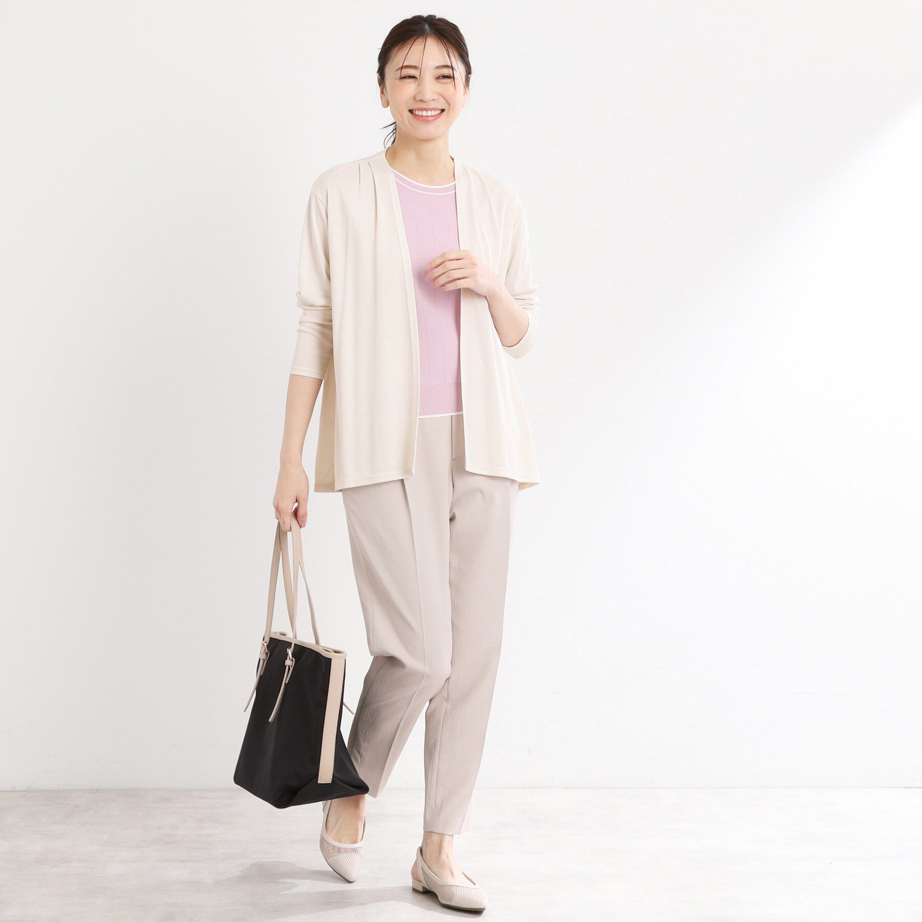 Reflect「【洗える】ジャージカーディガン」|カーディガン|