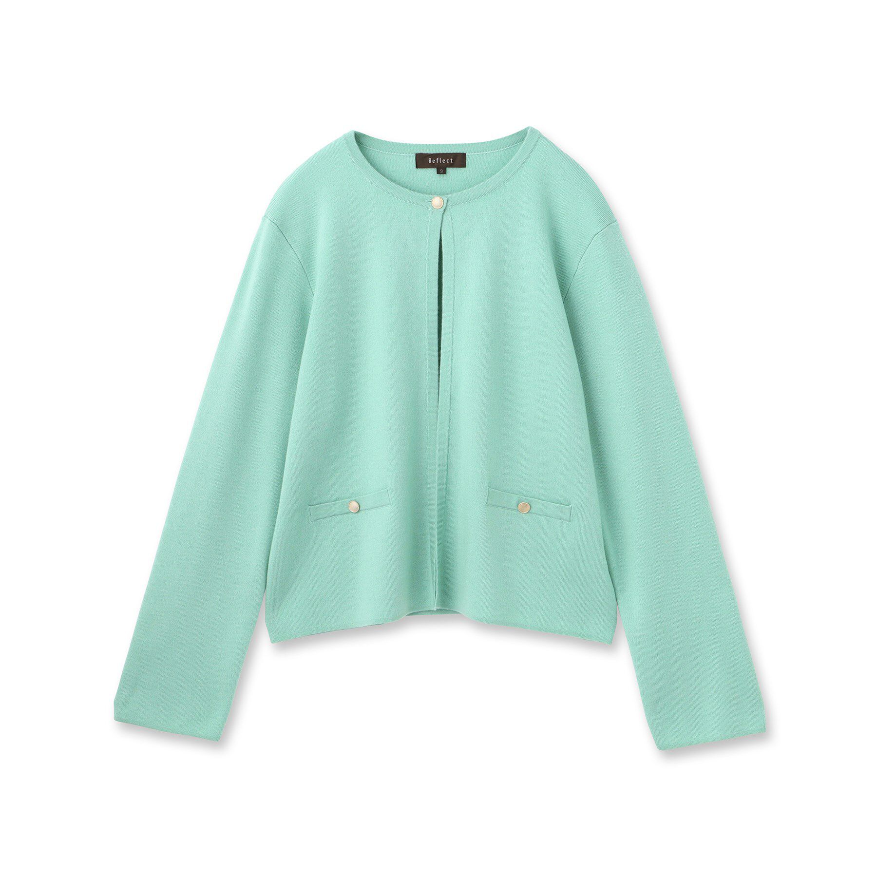 Reflect「【選べる5色／アンサンブル可】クルーネックカーディガン」|カーディガン|