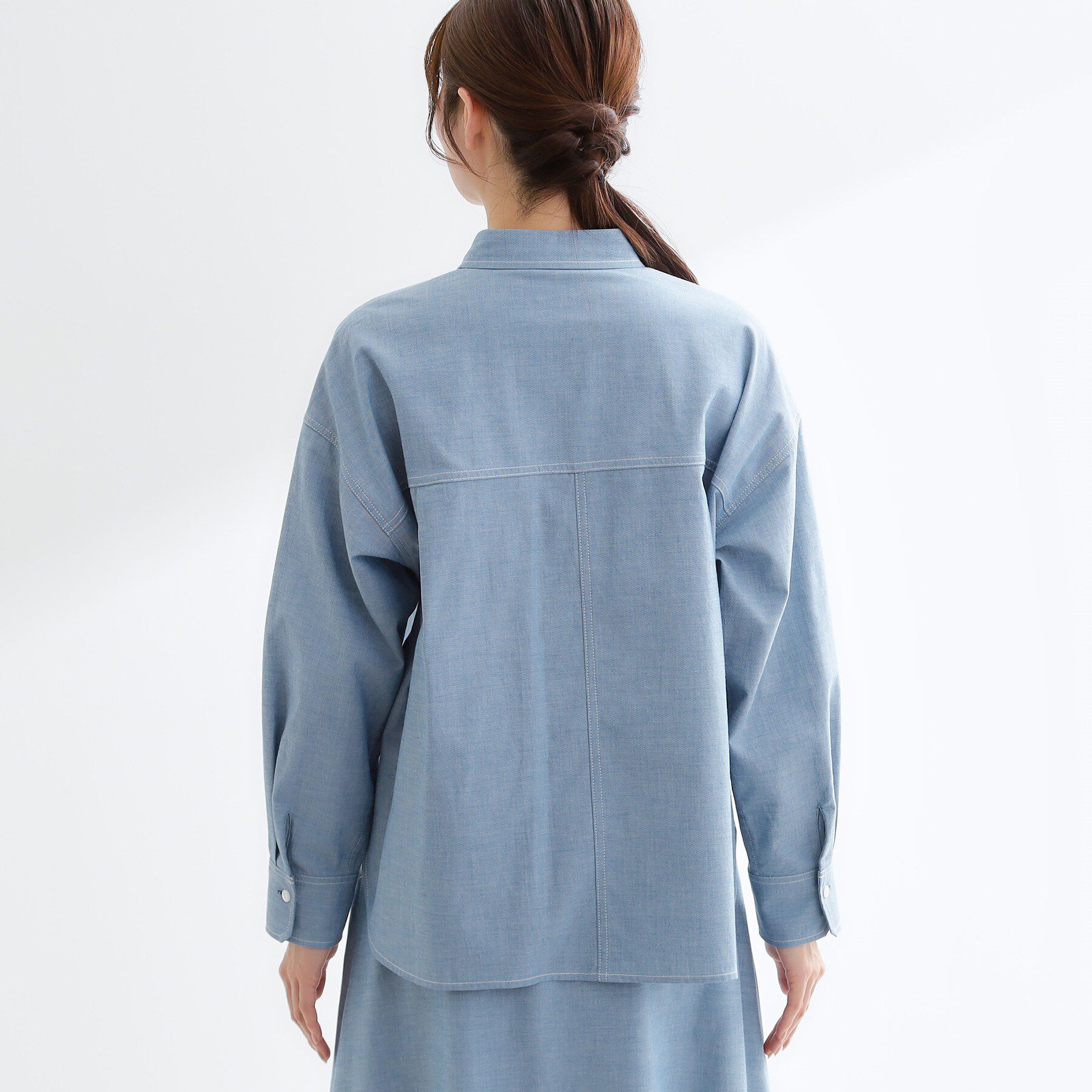 Reflect「【羽織にも◎】ダンガリーシャツ」|シャツ・ブラウス|