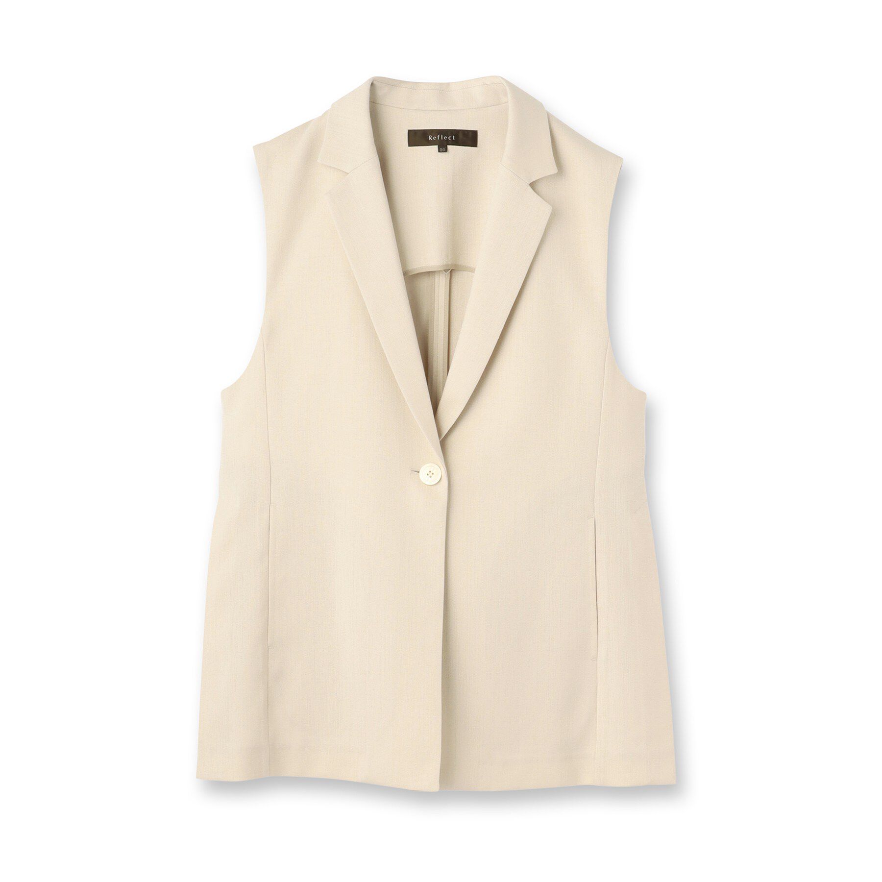 Reflect「【セットアップ可】リネンライクジレ」|ベスト・ジレ|