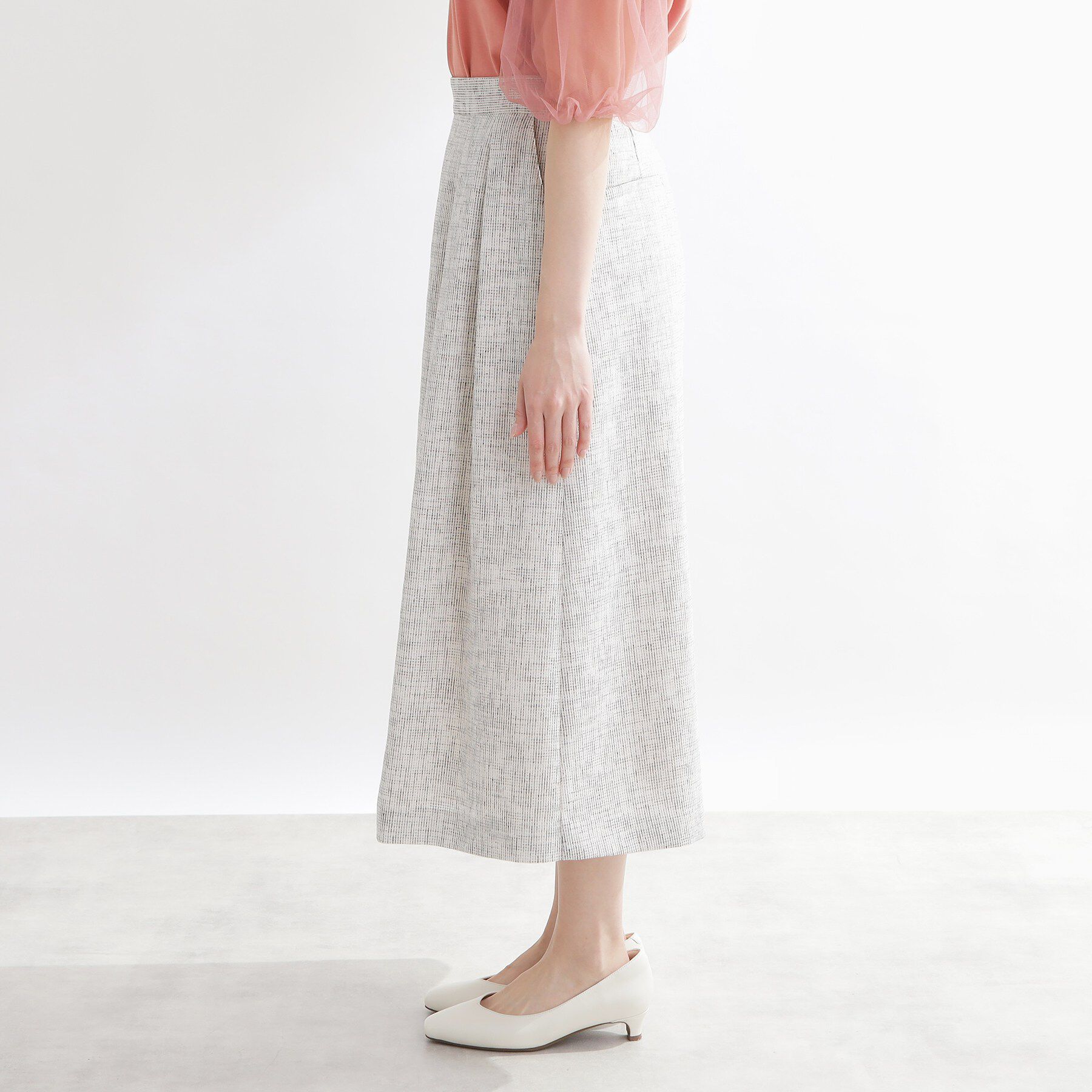 Reflect「ツイードセミフレアスカート」|スカート|