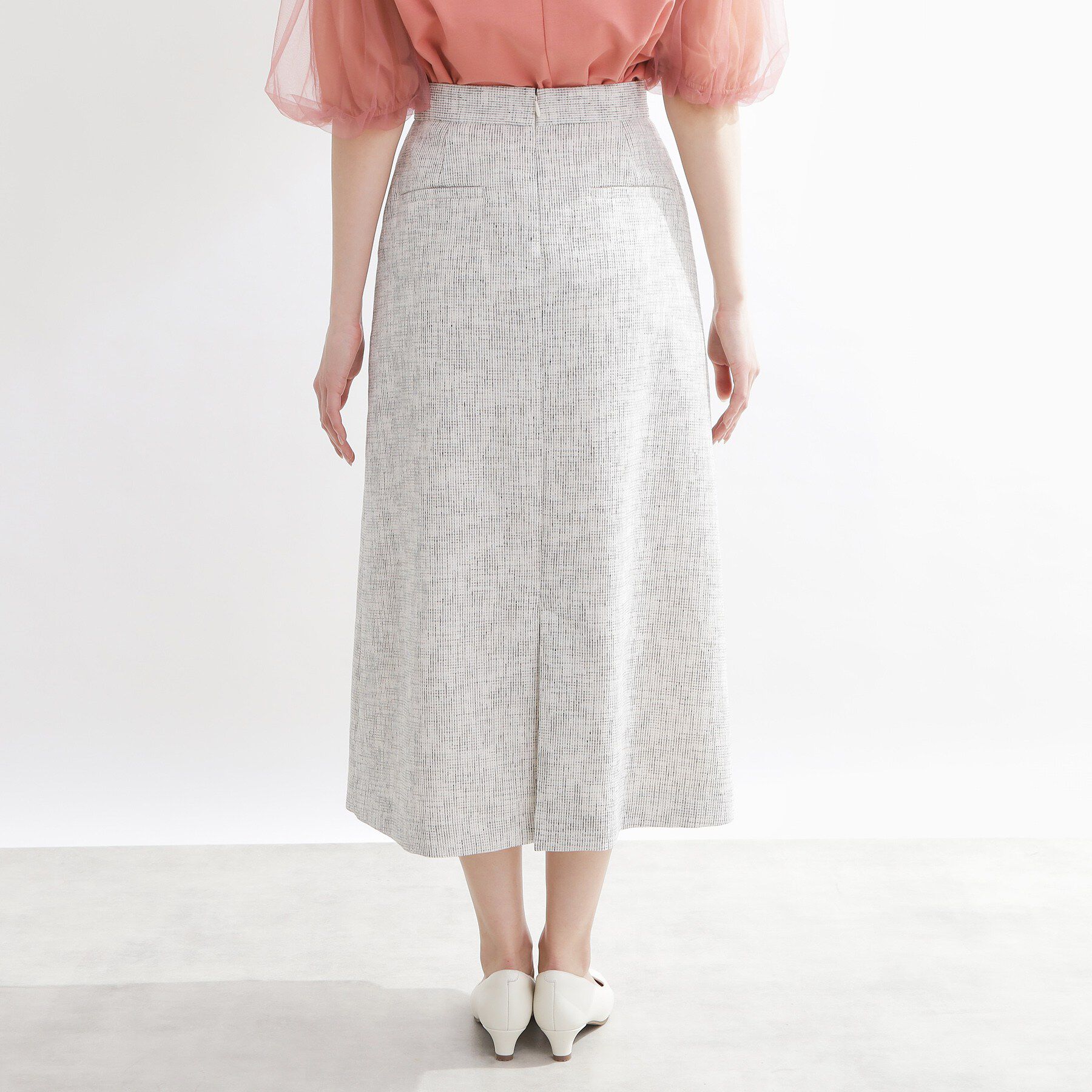 Reflect「ツイードセミフレアスカート」|スカート|