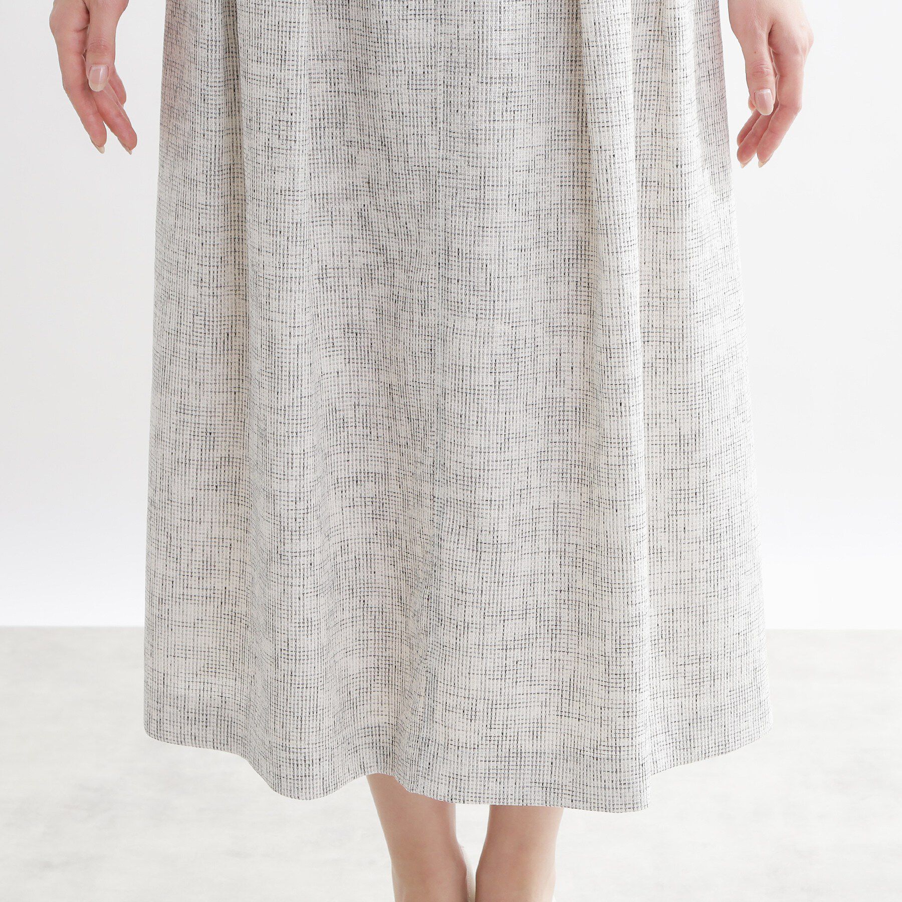 Reflect「ツイードセミフレアスカート」|スカート|