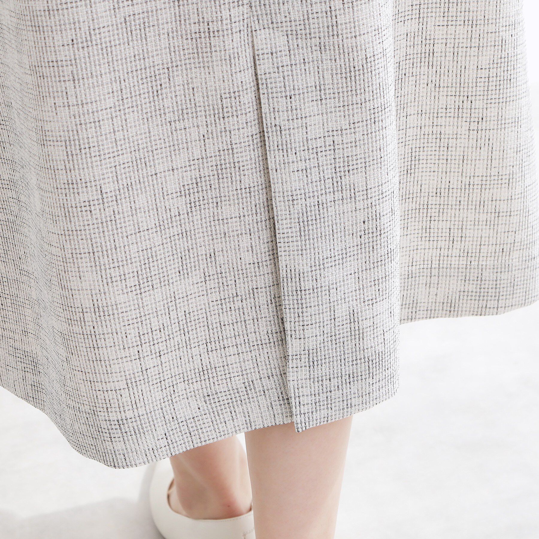 Reflect「ツイードセミフレアスカート」|スカート|