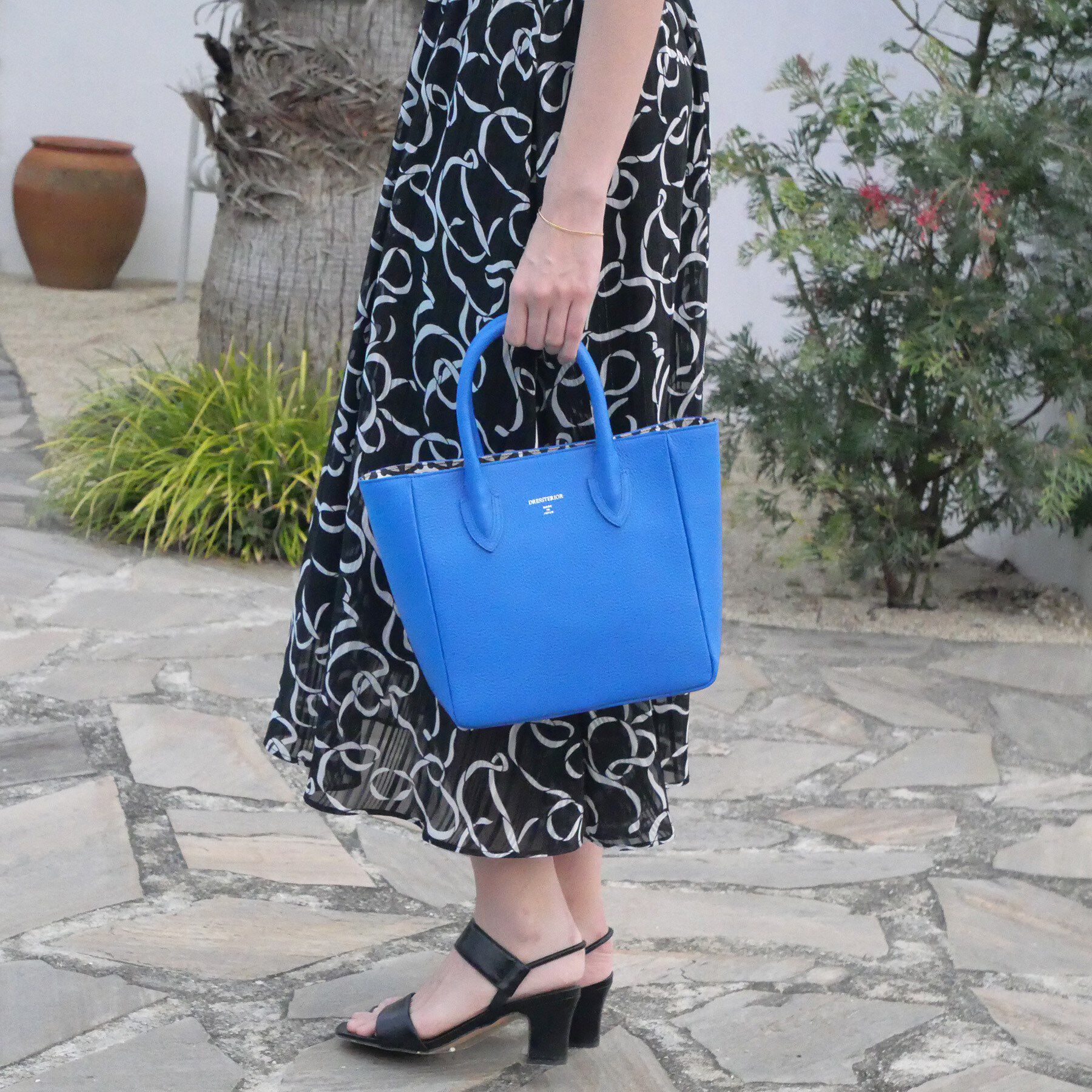 DRESSTERIOR「【otonaMUSE5月号掲載/日本製】シュリンクレザーミニトート」|トートバッグ|