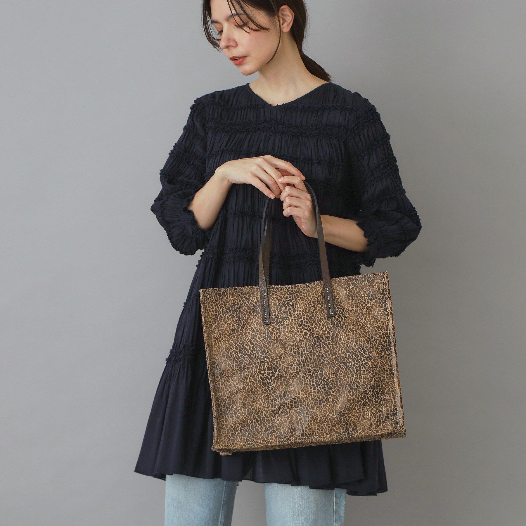 DRESSTERIOR「KASSIOPEA（カシオペア）アニマルプリントトートバッグ」|トートバッグ|